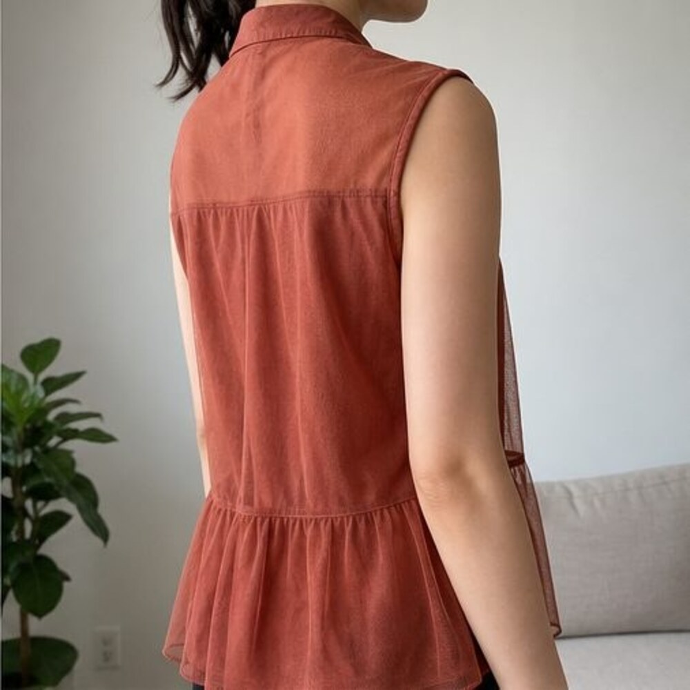 Rust Cami Blouse - Picture 3 of 6